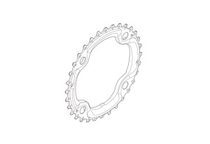 Shimano Shimano Kedjedrev för FC-T521 36T trippel svart | 3x10