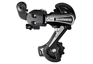 Shimano Shimano RD-TY21 Tourney 6-vxl svart SS | Bakväxel