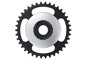 Shimano Shimano STEPS drev E6100/E6180, utan kedjeskydd 38T 46,5mm | 1x9/10/11