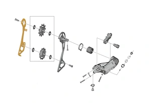 Shimano Shimano Ultegra RD-R8000-GS Innerplatta Bakväxel | GS