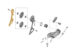 Shimano Shimano Ultegra RD-R8000-SS Innerplatta Bakväxel | Kort Bur