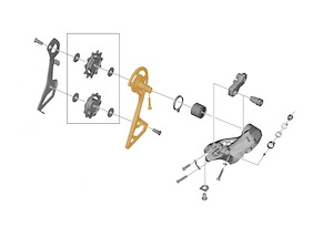 Shimano Shimano Ultegra RD-R8000-SS Ytterplatta Bakväxel | Kort Bur