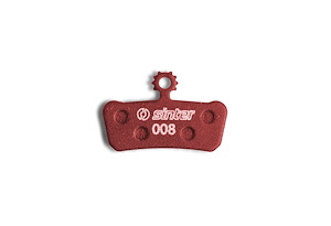 Sinter Sinter Disc brake pad  Type 008 | AVID / SRAM Medium | Bromsbelägg  | Red