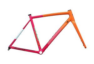 Specialized Specialized Crux DSW Frameset  | Gloss Amber Glow / Vivid Pink / Metallic Midnight Shadow / Speckle