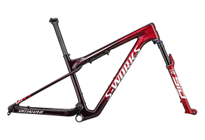 Specialized Specialized S-Works Epic WC Ramset | Gloss Red Tint / Flake Silver Granite