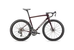 Specialized Specialized S-Works Tarmac SL8 – SRAM RED AXS  | Gloss Solidity / Red To Black Pearl / Metallic White Silver