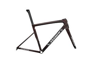 Specialized Specialized S-Works Tarmac SL8 Frameset  | Gloss Carbon / Red To Gold Blurred Speckle / Metallic White Silver