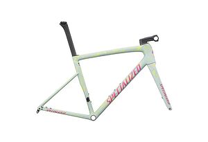 Specialized Specialized Tarmac SL8 Frameset  | Satin Ion Metallic / Sea Foam Strata / Rebel Pink