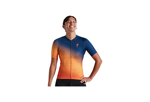 Specialized Specialized SL SS Women's Jersey | Orange Sunset / Dark Blue