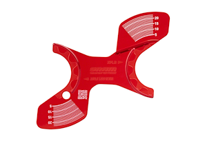 SRAM Sram Chaingap Adjustment Gauge | Röd