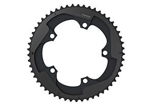 SRAM SRAM Kedjedrev 130 mm Yttre (Tvådelat) 53T 5 bultar | Matt Svart | 2x11