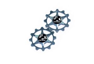 JRC JRC Narrow-Wide Ceramic Jockey Wheels | Keramiska rulltrissor Sram Gunmetal