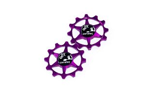 JRC JRC Narrow-Wide Ceramic Jockey Wheels | Keramiska rulltrissor Sram Lila