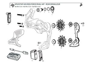 SRAM SRAM Rival E-Tap AXS Skruvkit 36T