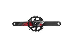 SRAM SRAM X01 Eagle Boost DUB 32T, 175mm Vevparti | Svart / Röd