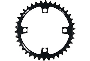 Stronglight Stronglight Kedjedrev 104 mm Singlespeed 38T 4 bultar | Svart | 1x10/11/12