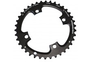 Stronglight STRONGLIGHT Kedjedrev 104 mm Yttre (Tvådelat) 38T 4 bultar | Svart | 2x10