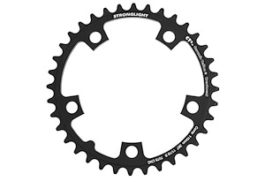 Stronglight Stronglight Kedjedrev 110 mm Inre (Tvådelat) 36T 5 bultar | Svart | 2x10/11