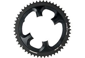 Stronglight Stronglight Kedjedrev 110 mm (Shimano Asymmetric) Yttre (Tvådelat) 52T 4 bultar | Svart | 2x11