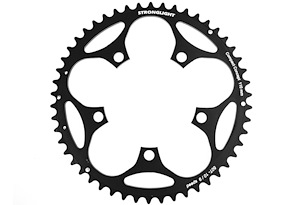 Stronglight Stronglight Kedjedrev 110 mm Yttre (Tvådelat) 50T 5 bultar | Svart | 2x9/10