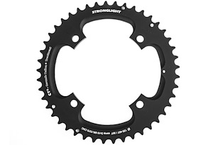 Stronglight Stronglight Kedjedrev 120 mm Yttre (Tvådelat) 45T 4 bultar | Svart | 2x10