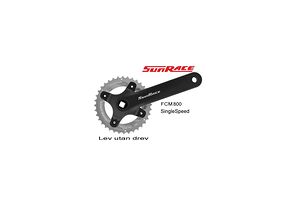 SunRace SunRace FCM800 Vevparti Fyrkantsaxel Singelklinga | 175mm