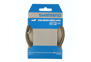 Shimano SUS-bromsvajer landsväg 2 050 mm med vajerändhylsa