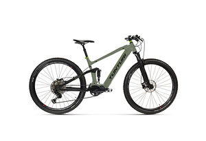 Tunturi Tunturi e290 FULL | Shimano EP801 | Elcykel Heldämpad | Grön/Svart