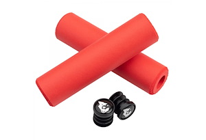 Wolf Tooth  Wolf Tooth Fat Paw Grips 9.5mm | Silikonhandtag Röda
