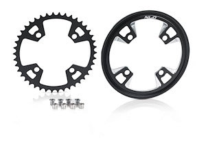 XLC XLC Kedjedrev 104 mm Singlespeed 42T 4 bultar | Svart | Standardkedja