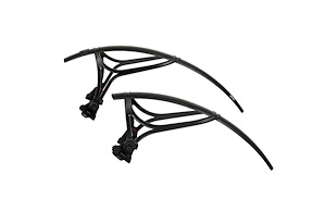 Zefal ZÉFAL Mudguard Shield R35 Skärmset | Landsväg | Fram och bakskärm 28"/700 Svart | Däck upp till 32mm