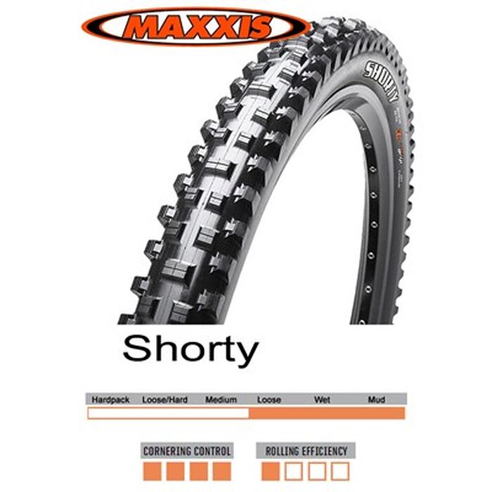 Pneu Pliable Shorty II WT - 27.5 X 2.4 Pouces - 3C MaxxTerra Tr Exo