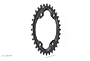 Absoluteblack AbsoluteBLACK Chainring | Kedjedrev 96 BCD | Oval | HG+ | Svart 32T