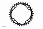 Absoluteblack AbsoluteBLACK Chainring Kedjedrev Rund | Ø104 BCD | Black / Svart | 34T