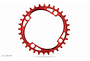 Absoluteblack AbsoluteBLACK Chainring Kedjedrev Rund | Ø104 BCD | Red / Röd | 32T