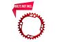 Absoluteblack AbsoluteBLACK Chainring Kedjedrev Rund | Ø104 BCD | Red / Röd | 36T