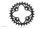 Absoluteblack AbsoluteBLACK Chainring Kedjedrev Rund | Ø64 BCD | Black / Svart | 28T