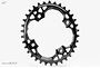 Absoluteblack AbsoluteBLACK Oval Chainring | Kedjedrev BCD 94mm Svart