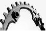 Absoluteblack AbsoluteBLACK Oval Chainring | Kedjedrev BCD 94mm Svart