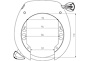ABUS SHIELD XPlus 5755L NR Ramlås XPlus 78 mm Svart från TCMcykel.se Artikel nr: 36169