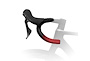 Fizik Bar tape Vento Microtex Tacky SvartRöd 2mm från TCMcykel.se Artikel nr: 30699