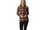 FOX FOX Pines Flannel Rosa | Flanellskjorta Dam | Storlek S