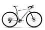Ghost Asket CF Full Party Gravelbike Silver Stone-Madow Green från TCMcykel.se Artikel nr: 32678