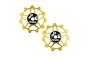 JRC 11T Ceramic Jockey Wheels Keramiska Rulltrissor Dura Ace 12S Gold från TCMcykel.se Artikel nr: 35834