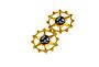 JRC JRC Narrow-Wide Ceramic Jockey Wheels | Keramiska rulltrissor Sram Guld