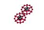 JRC JRC Narrow-Wide Ceramic Jockey Wheels | Keramiska rulltrissor Sram Red