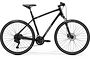 Merida Merida Crossway 100 | Hybridcykel med dämpad framgaffel | Glossy Black/Silver