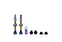 Muc-Off Tubeless Valves V2 Tubelessventiler 44 mm Iridescent från TCMcykel.se Artikel nr: 32624