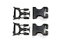 Ortlieb Repair kit Stealth side-release buckle Komplett Spänne Svart Set om 2 från TCMcykel.se Artikel nr: 35332