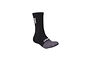 POC POC Flair Sock Mid | Cykelstrumpor | Uranium Black/Sylvanite Grey | Svart/Grå